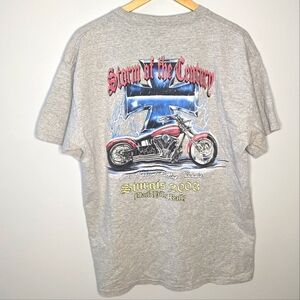 Vintage Sturgis Black Hills Ralley Chopper Graphic Tshirt Mens Large